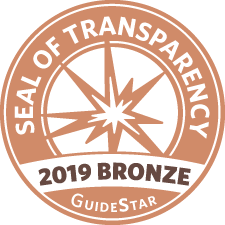 2019 Bronze Seal of Transparency from GuideStar